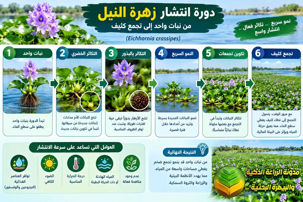 انتشار زهرة النيل