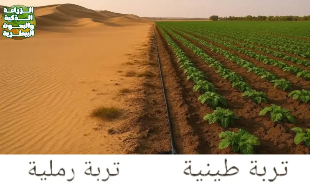 الأراضي الطينية والرملية والصحراوية