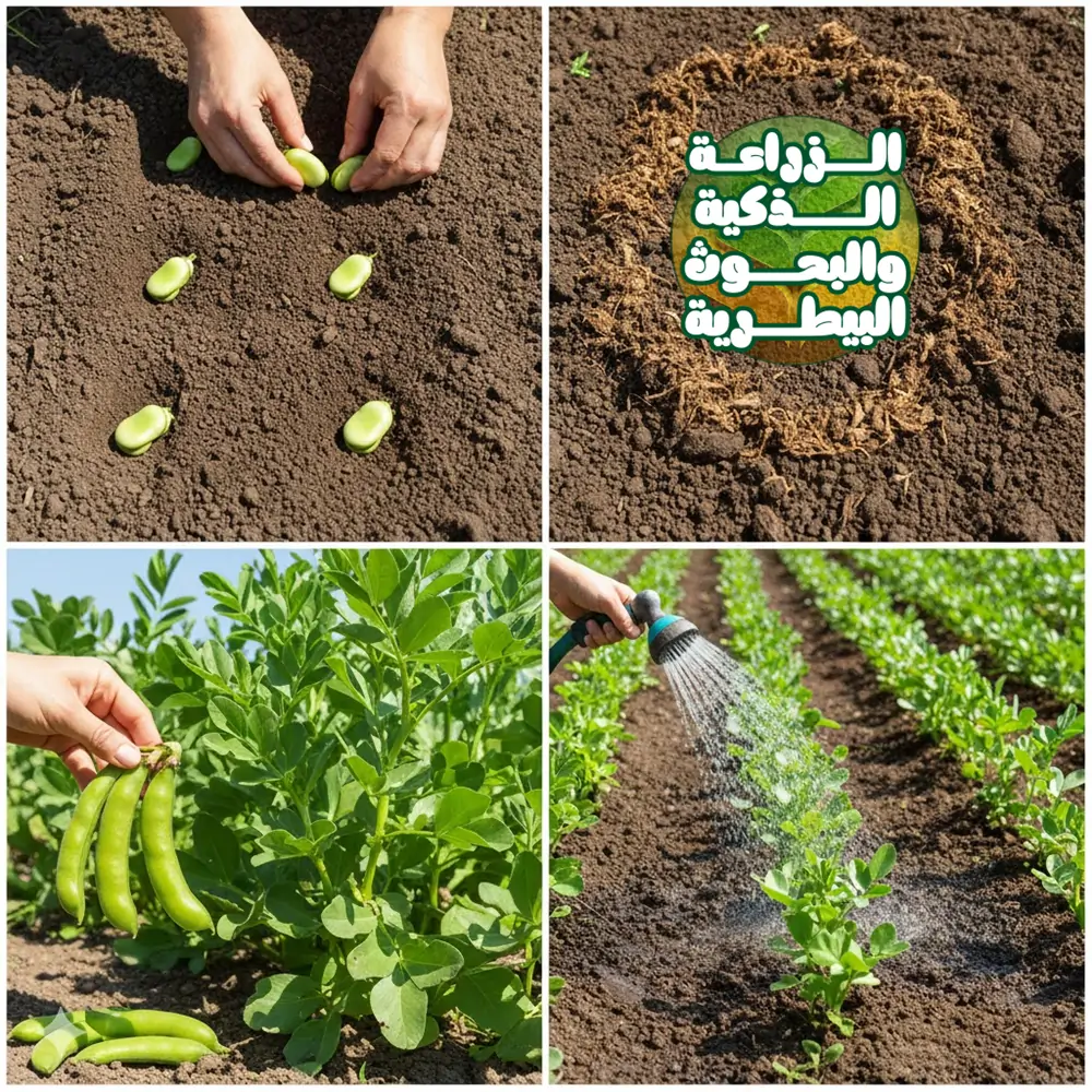 طريقة زراعة الفول الأخضر خطوة بخطوة